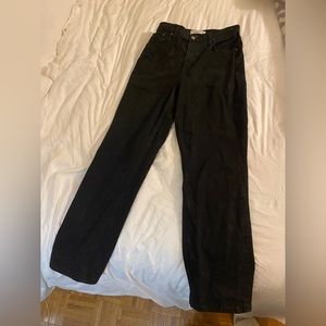 Abercrombie & Fitch black 90s straight jeans